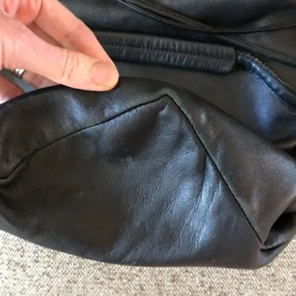 Authentic Vintage Vivienne Westwood Leather Asymmetrical Hobo Bag